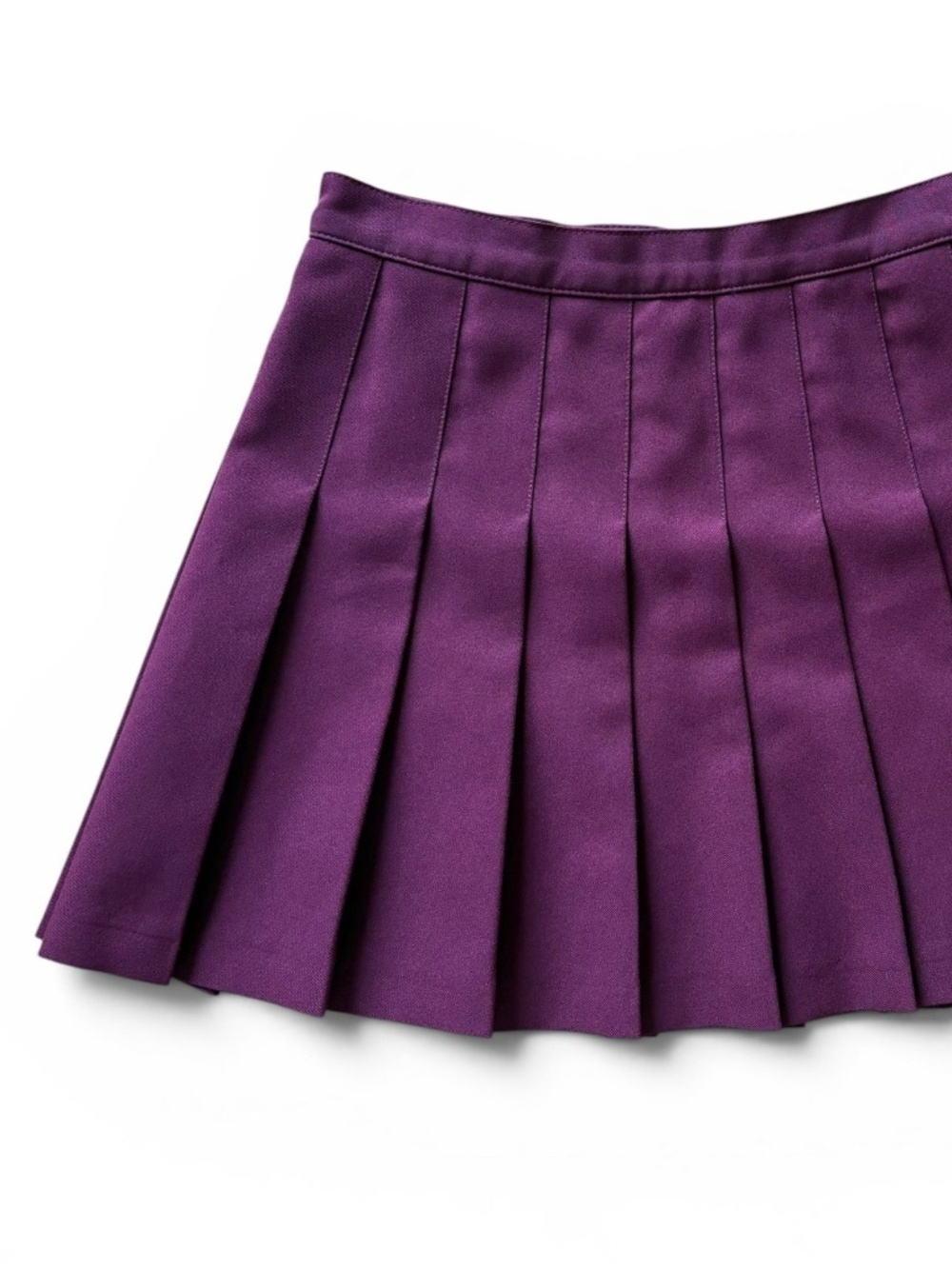 American Apparel Burgundy Tennis Skirt